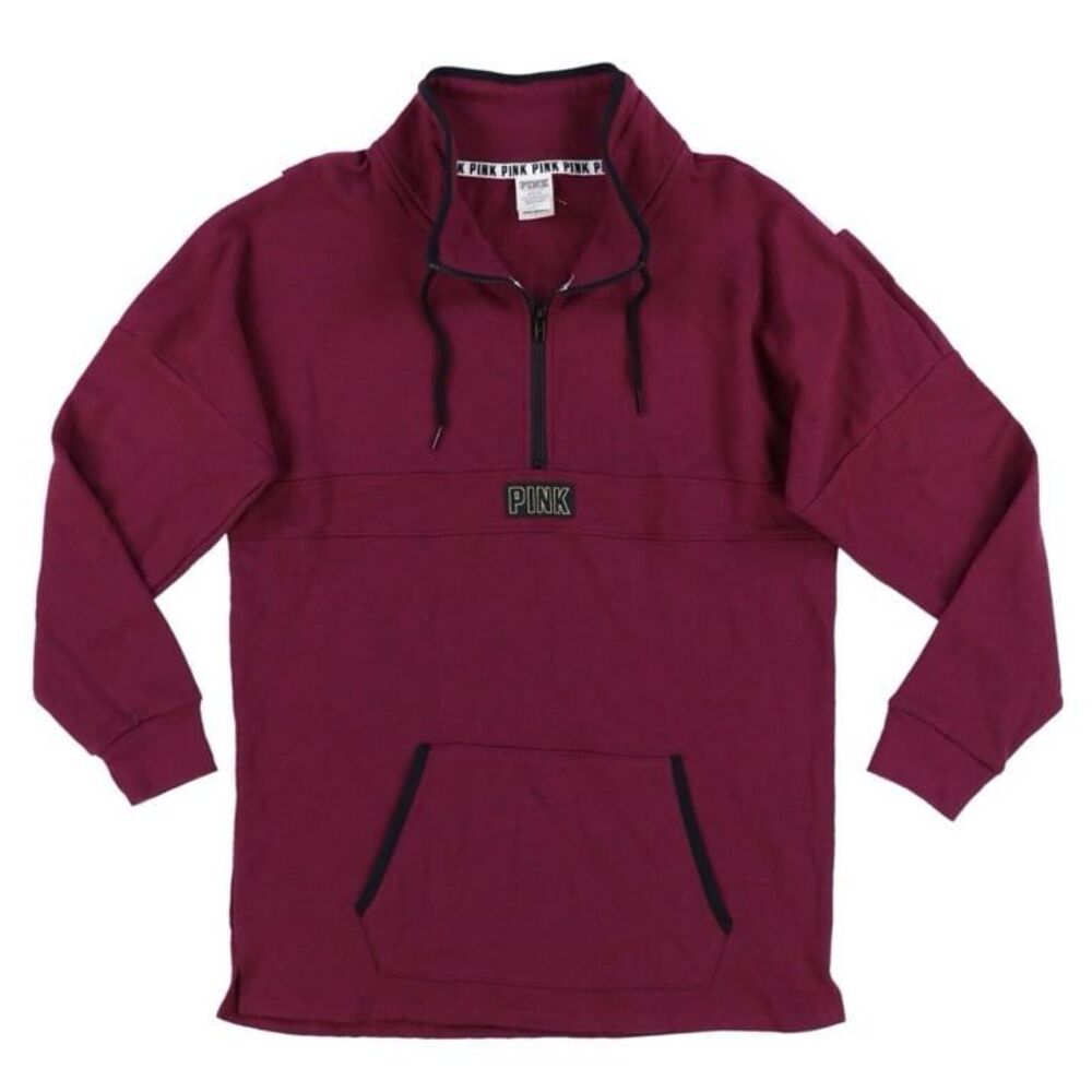 Victoria's Secret Pink quarterzip Sweatshirt pullover